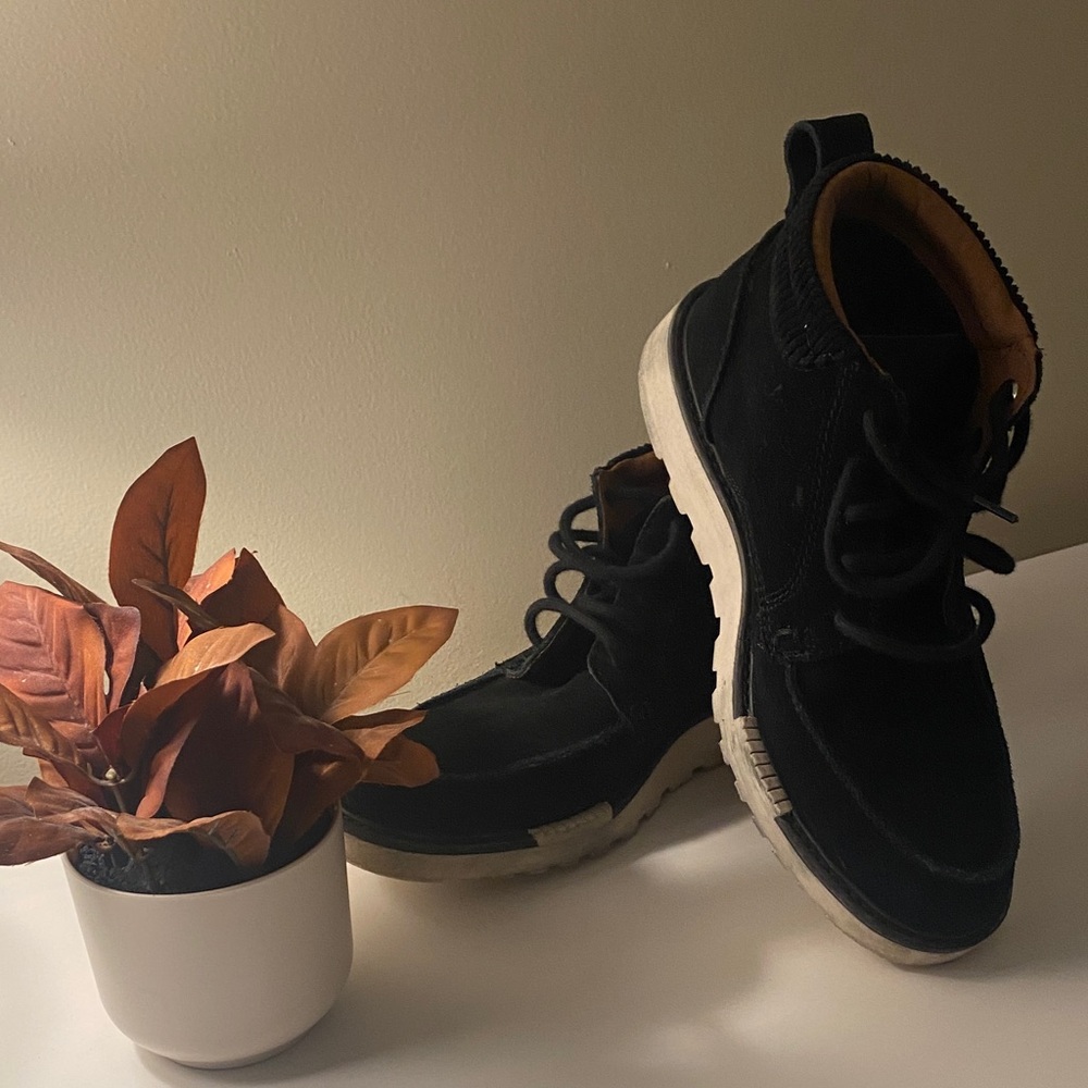 Clarks Black Boots